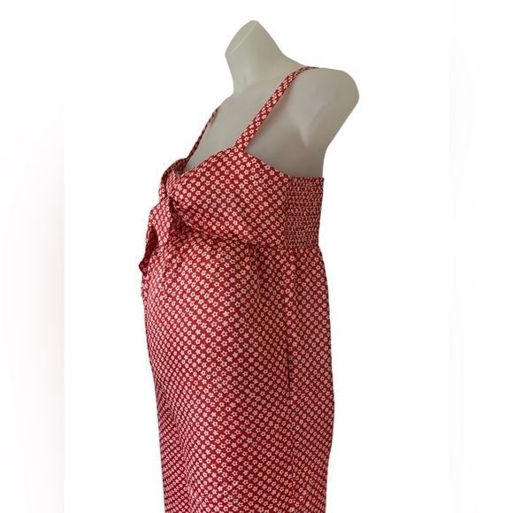 HATCH Maternity The Scarlett Jumper, red and white flowers, 2, sleeveless, NWT - Picture 3 of 14